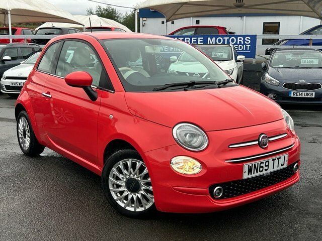 Fiat 500 1.2 Lounge Edition Hatchback WN69TTJ Pink #3