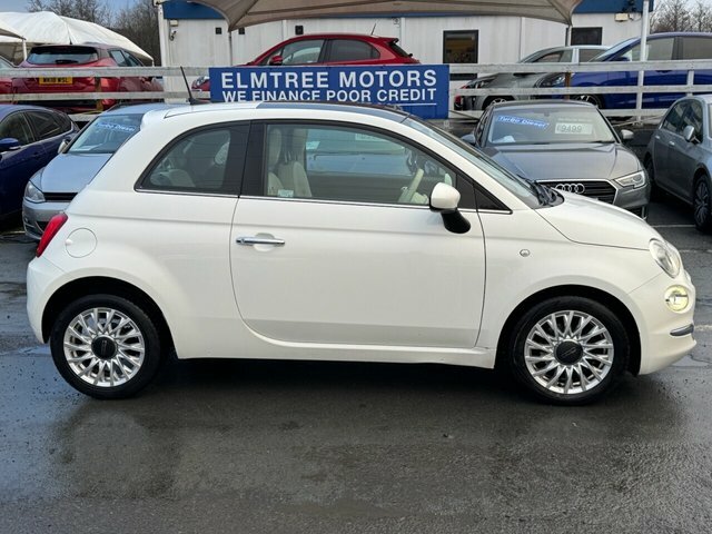 Fiat 500 1.2 Lounge Edition Hatchback PG17EAM White #4