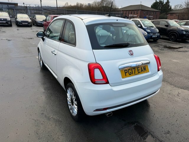 Fiat 500 1.2 Lounge Edition Hatchback PG17EAM White #3