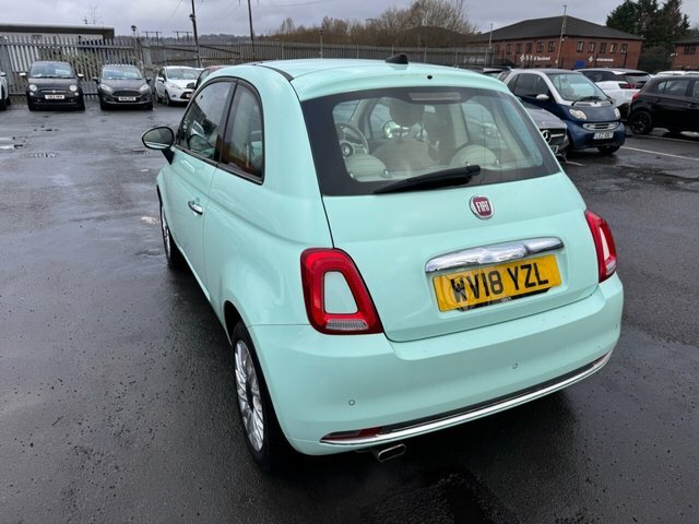 Fiat 500 1.2 Lounge Edition Hatchback WV18YZL Green #3