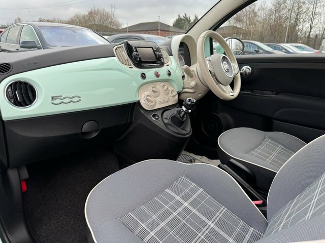 Fiat 500 1.2 Lounge Edition Hatchback WV18YZL Green #2