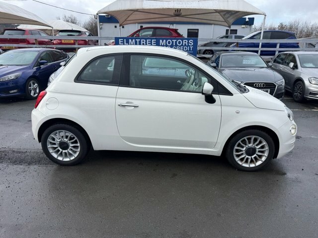 Fiat 500 1.2 Eco Pop Star Hatchback Eu AY17NZC White #4