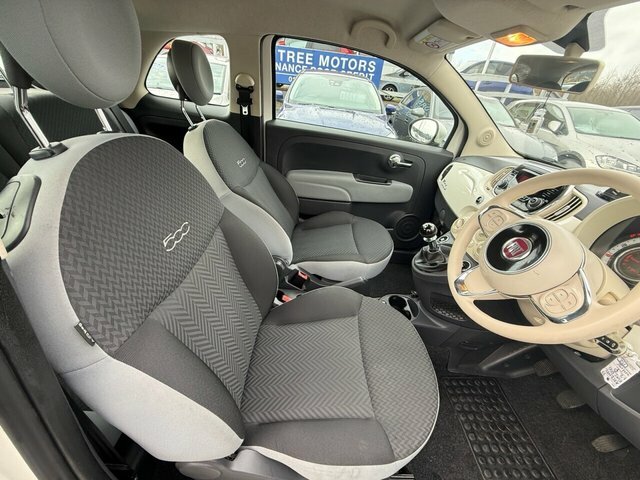 Fiat 500 1.2 Eco Pop Star Hatchback Eu AY17NZC White #2