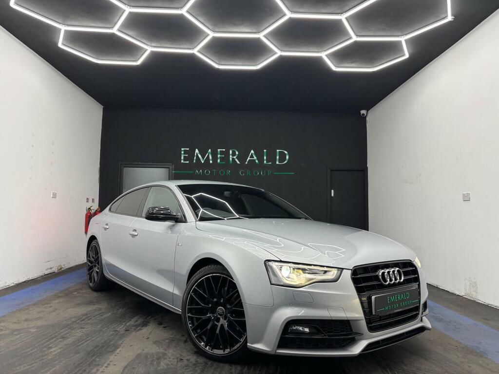 Audi A5 2.0 Tdi Black Edition Plus Sportback Multitronic E Silver