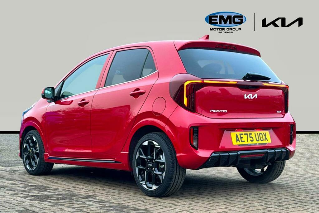 Kia Picanto 1.0 Gt Line Hatchback Ss AE75UOX Red #4