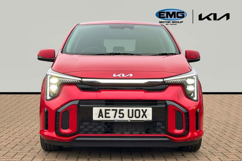 Kia Picanto 1.0 Gt Line Hatchback Ss AE75UOX Red #2
