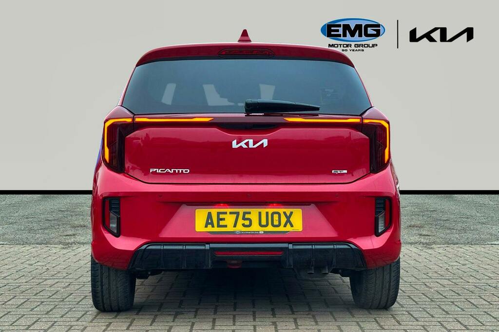 Kia Picanto 1.0 Gt Line Hatchback Ss AE75UOX Red #5