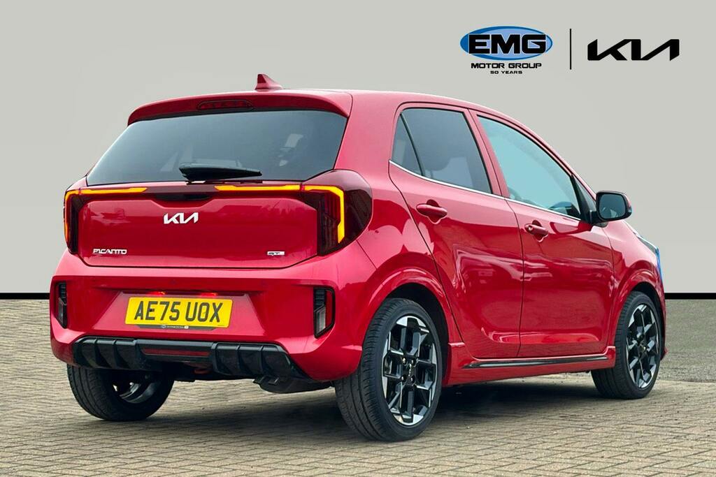 Kia Picanto 1.0 Gt Line Hatchback Ss AE75UOX Red #6