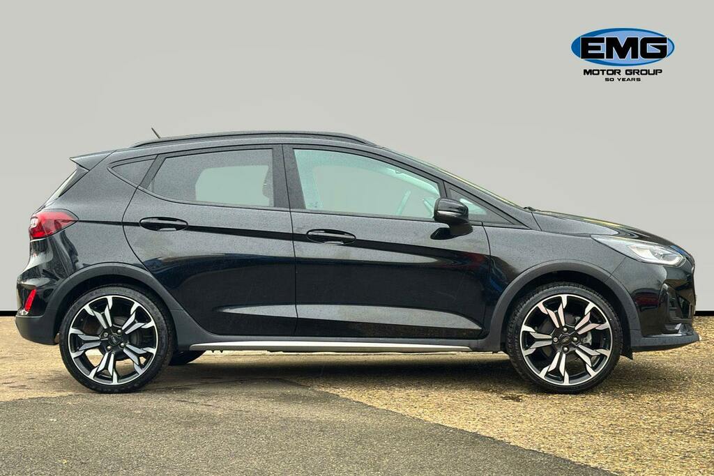 Ford Fiesta 1.0T Ecoboost Active X Hatchback YO23GCU Black #3