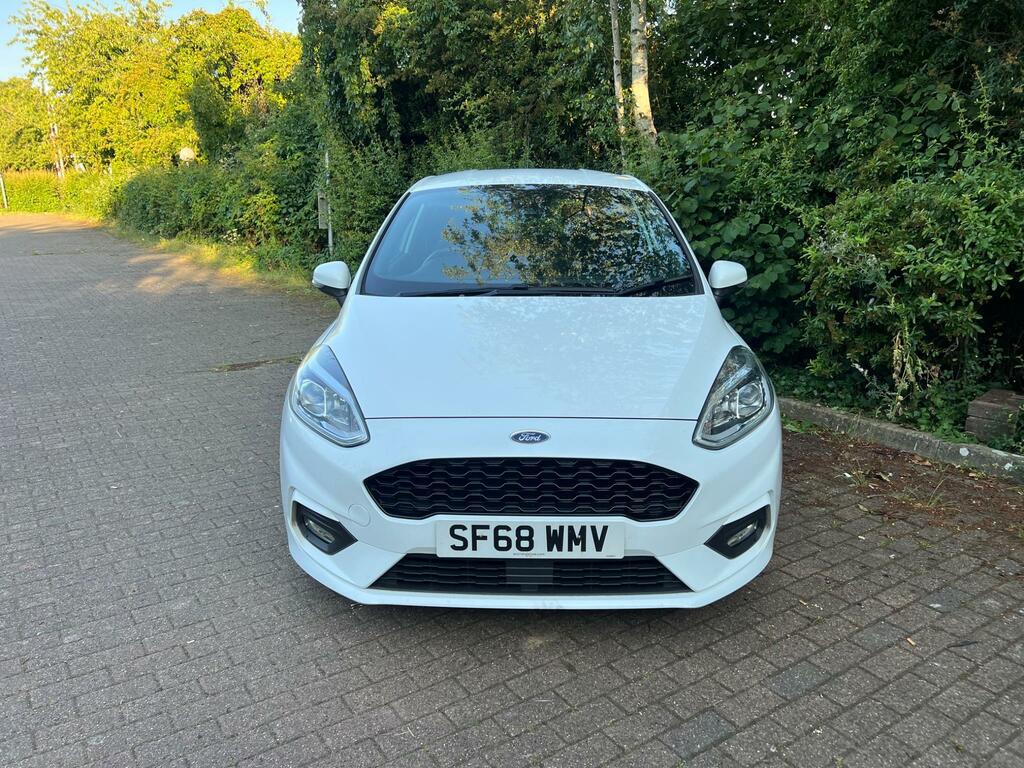 Ford Fiesta 1.0T Ecoboost St-line Euro 6 Ss SF68WMV White #3