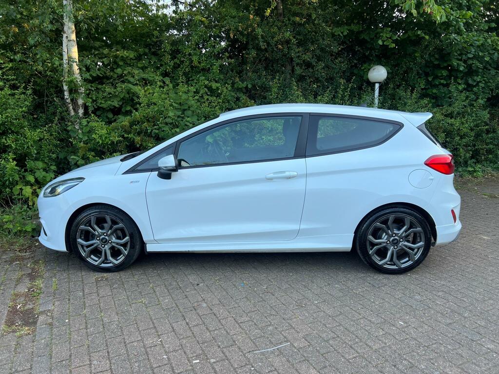 Ford Fiesta 1.0T Ecoboost St-line Euro 6 Ss SF68WMV White #6