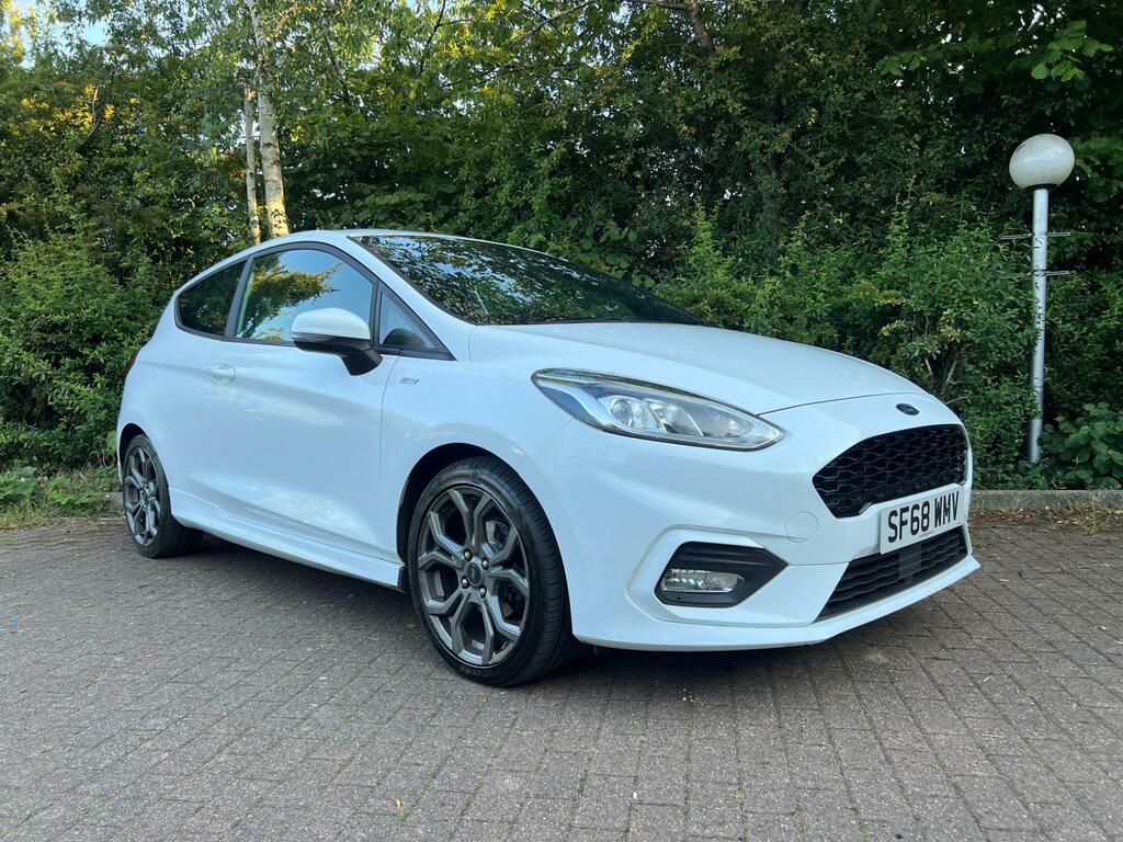 Ford Fiesta 1.0T Ecoboost St-line Euro 6 Ss White