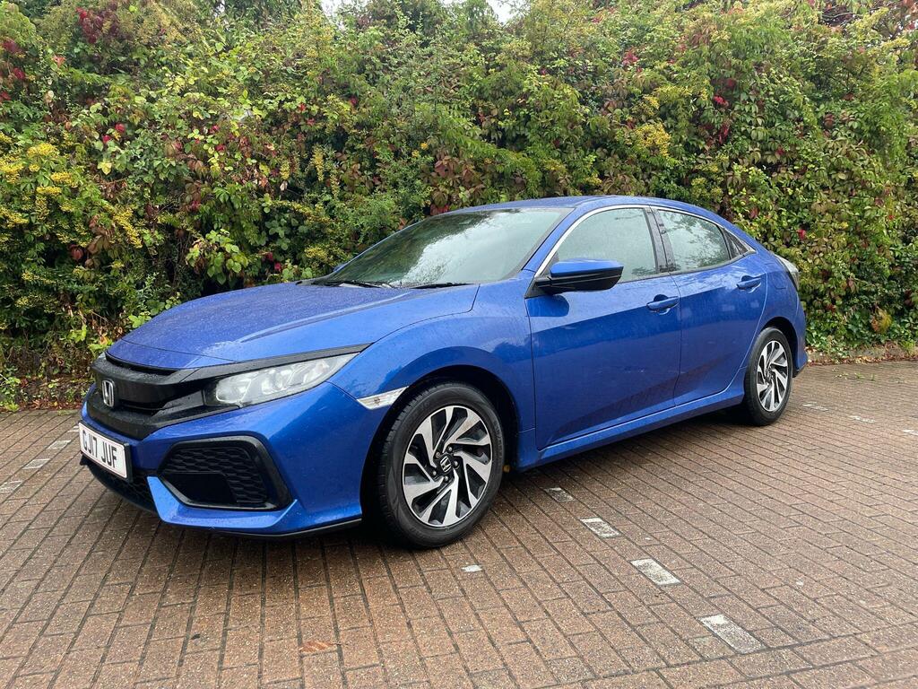 Honda Civic 1.0 Vtec Turbo Se Euro 6 Ss GJ17JUF Blue #4