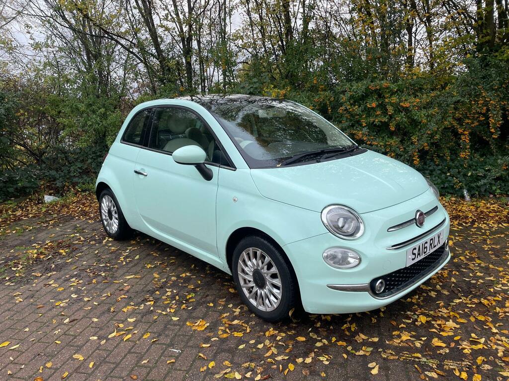 Fiat 500 1.2 Lounge Euro 6 Ss Green