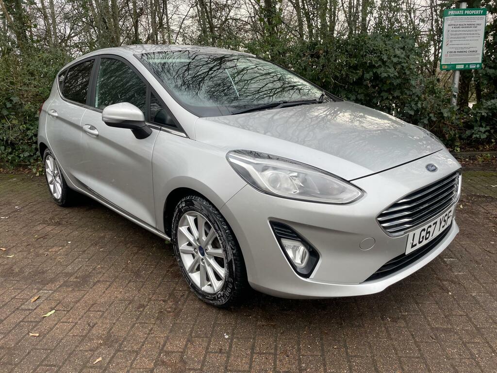 Ford Fiesta 1.0T Ecoboost Titanium Euro 6 Ss Silver