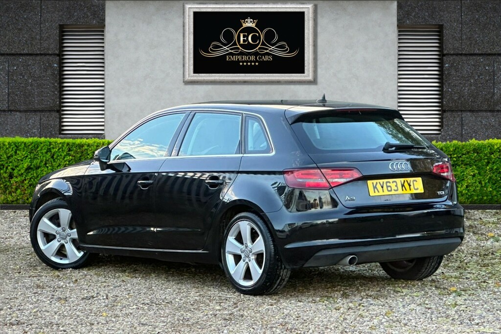 Audi A3 Hatchback 1.6 Tdi Sport 201363 KY63KYC Black #3