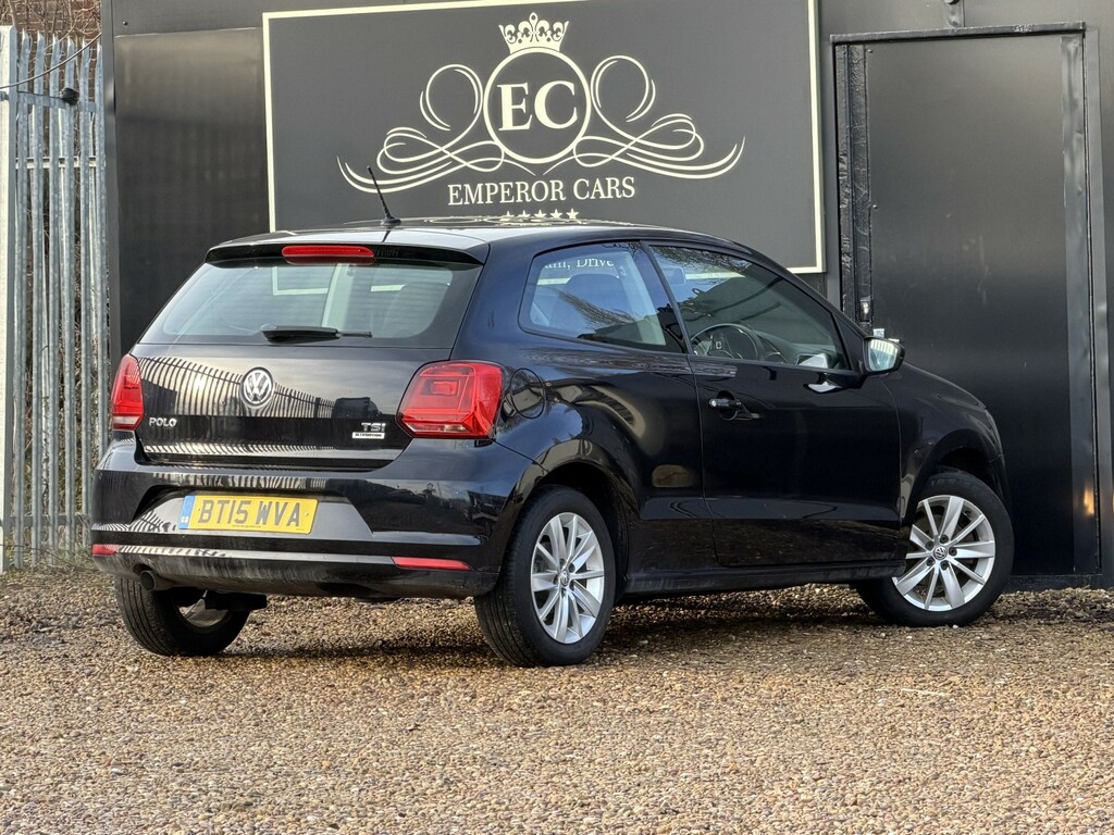 Volkswagen Polo Hatchback 1.2 Tsi Bluemotion Tech Se 201515 BT15WVA Black #6