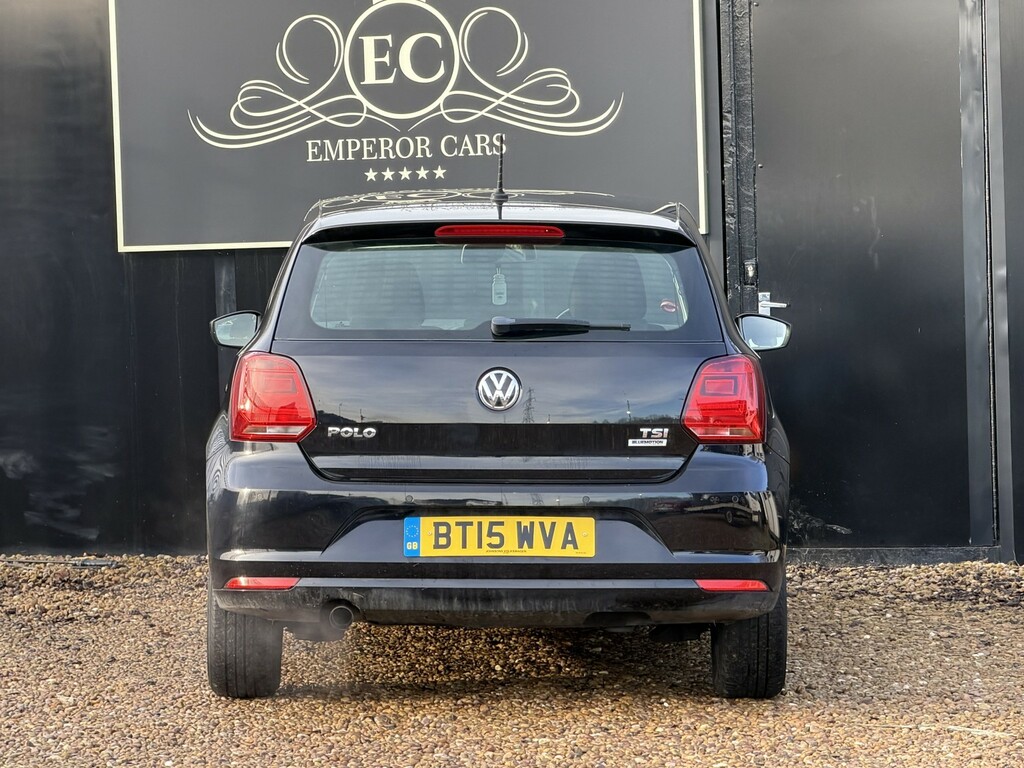 Volkswagen Polo Hatchback 1.2 Tsi Bluemotion Tech Se 201515 BT15WVA Black #3