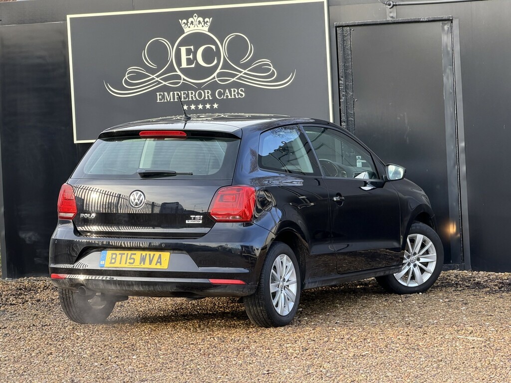 Volkswagen Polo Hatchback 1.2 Tsi Bluemotion Tech Se 201515 BT15WVA Black #2