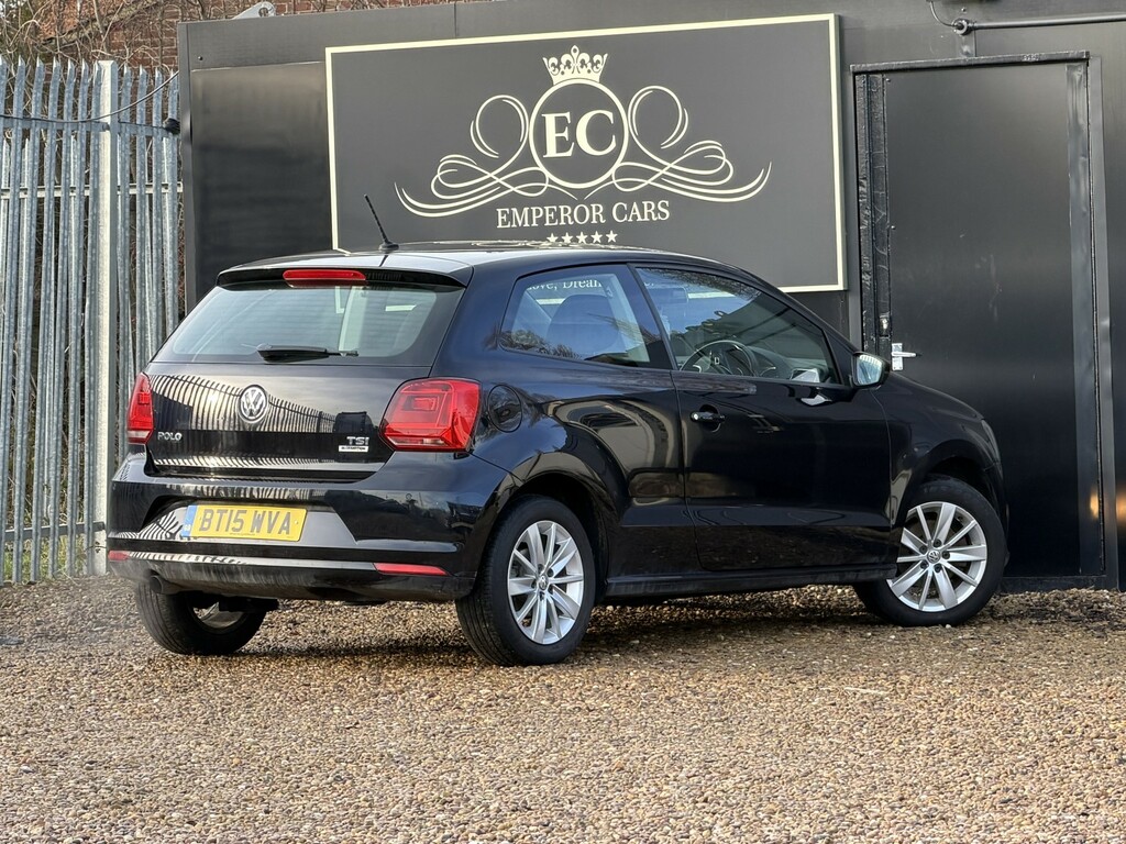 Volkswagen Polo Hatchback 1.2 Tsi Bluemotion Tech Se 201515 BT15WVA Black #5