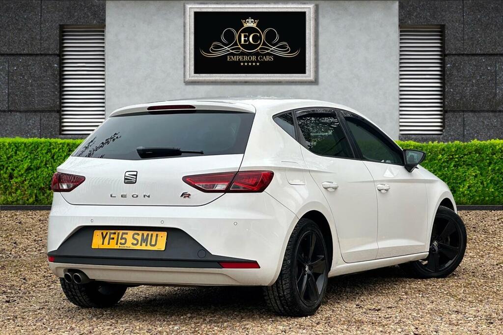 Seat Leon Hatchback 2.0 Tdi Cr Fr 201515 White #3