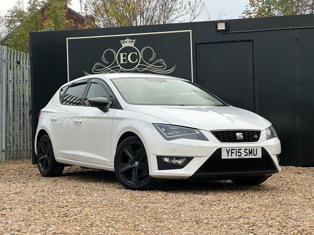 Seat Leon Hatchback 2.0 Tdi Cr Fr 201515 White #6