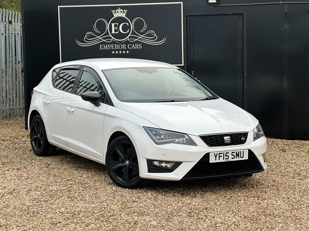 Seat Leon Hatchback 2.0 Tdi Cr Fr 201515 White #5