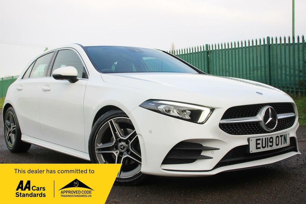 Mercedes-Benz A Class 1.3 A180 Amg Line Executive Euro 6 Ss EU19OTN White #3