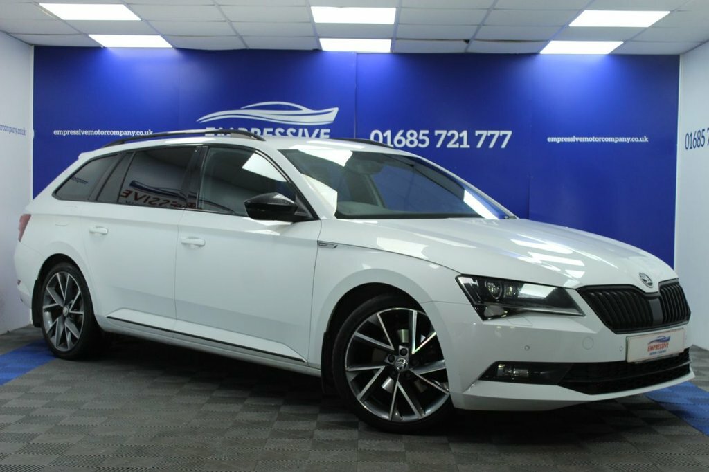 Skoda Superb 2L Sportline White