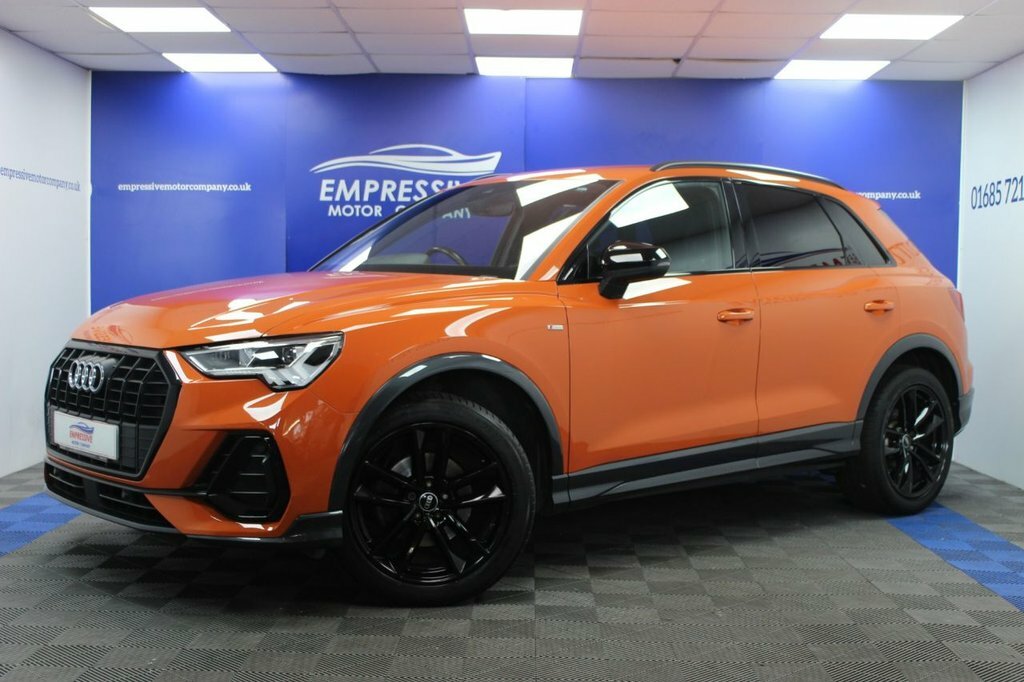Audi Q3 1.5L Black Edition YH21GXU Orange #3