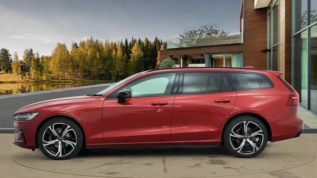 Volvo V60 Plus, B4 Mild Hybrid, Dark RF74AJX Red #6