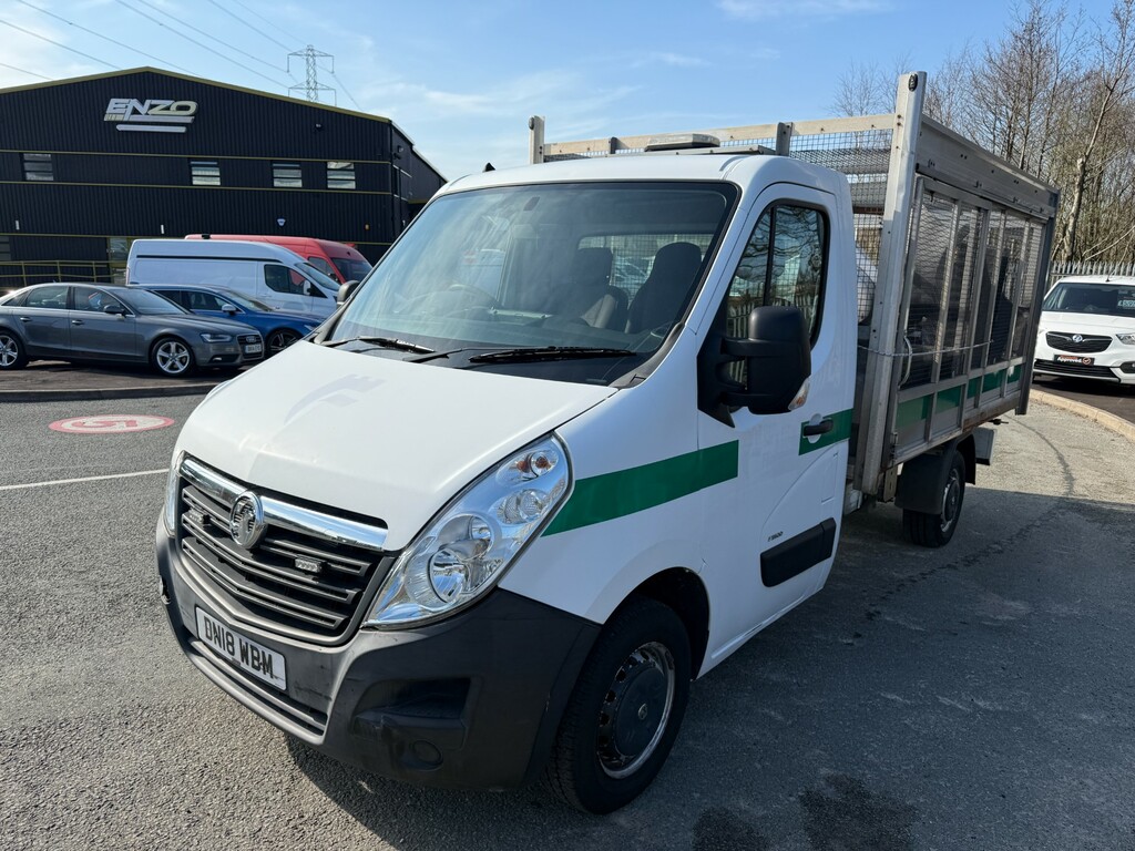 Vauxhall Movano 2.3 Cdti 3500 Chassis Cab Fwd L2 DN18WBM White #3