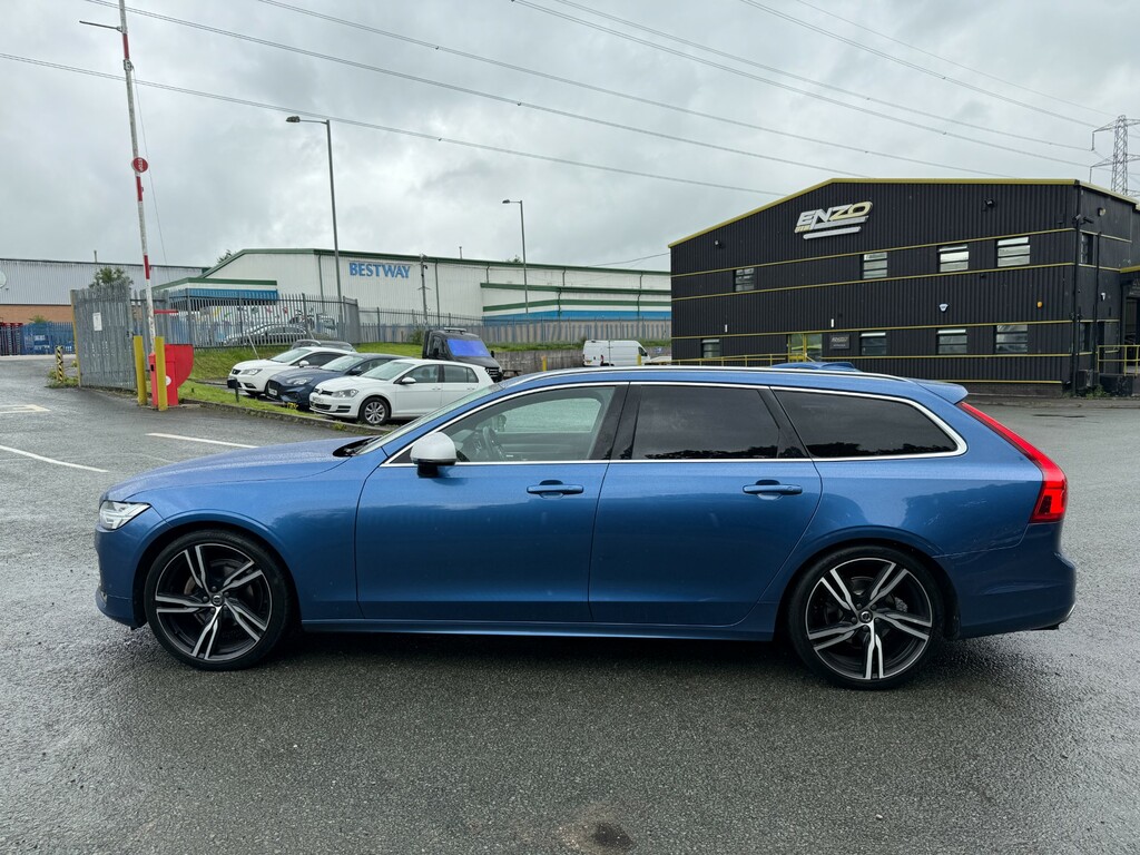 Volvo V90 2.0 D4 R-design Pro Estate Euro 6 YS18ZVP Blue #4
