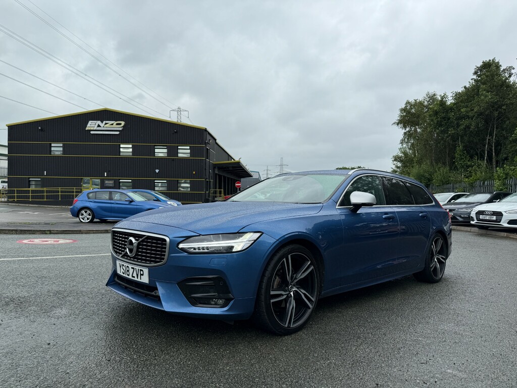 Volvo V90 2.0 D4 R-design Pro Estate Euro 6 YS18ZVP Blue #3