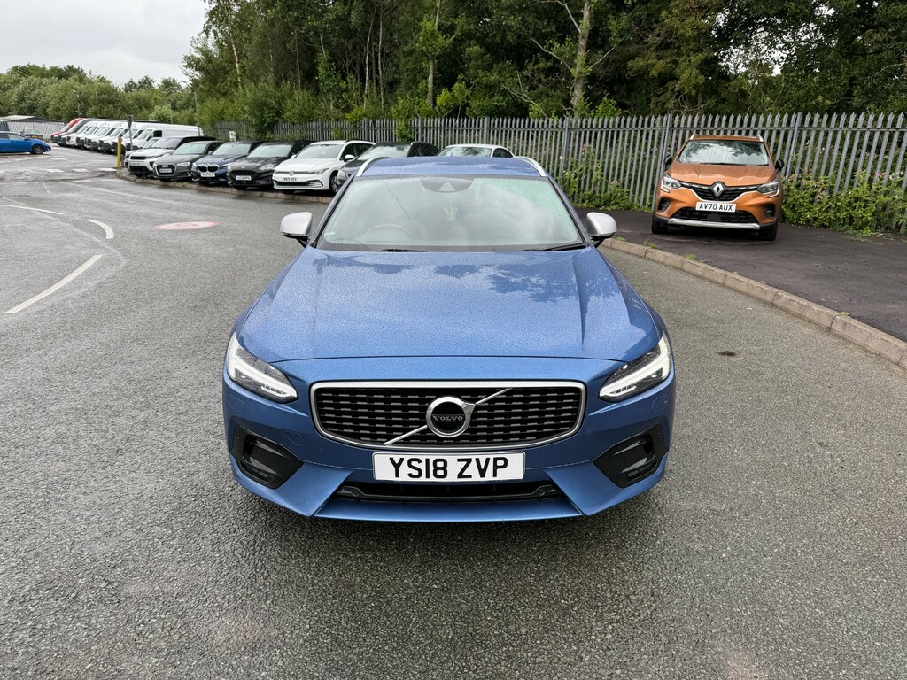 Volvo V90 2.0 D4 R-design Pro Estate Euro 6 YS18ZVP Blue #2