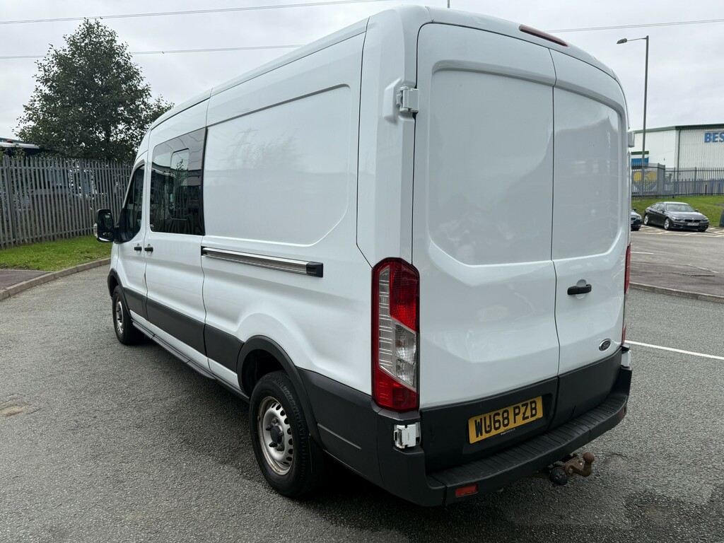 Ford Transit Custom 2.0 350 Ecoblue Crew Van Double Cab 6Dr Man WU68PZB White #5