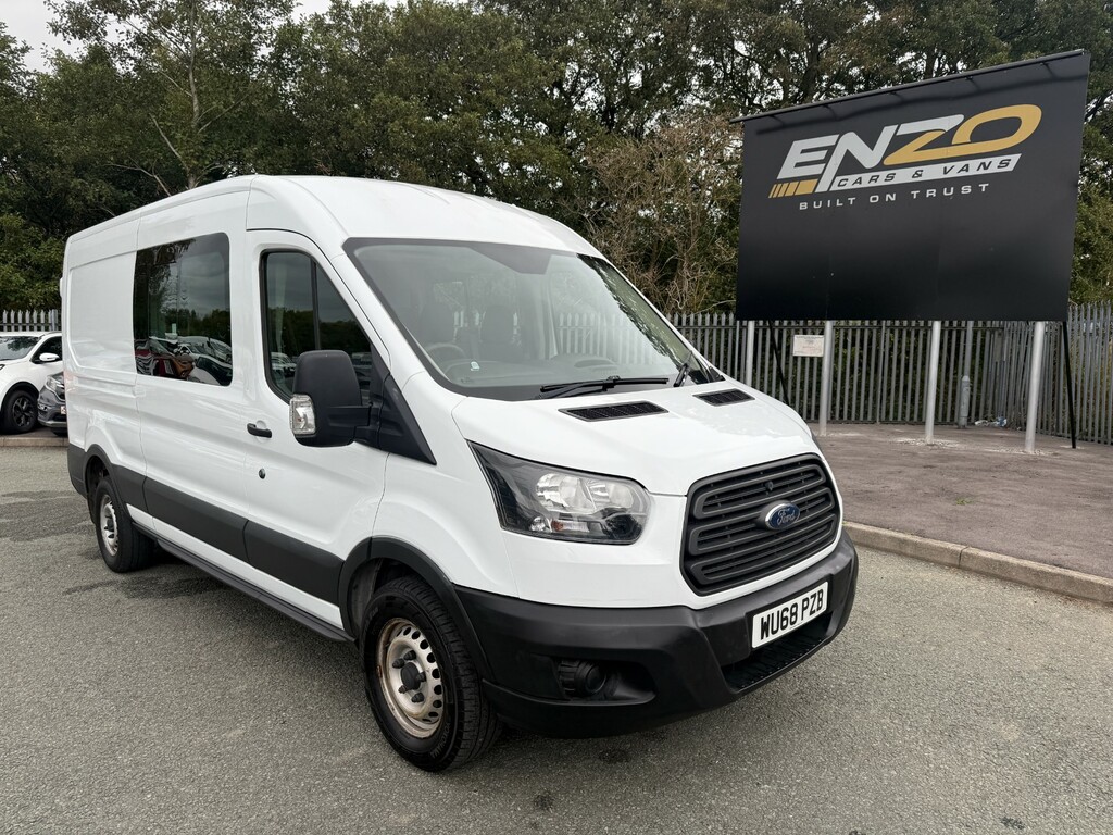 Ford Transit Custom 2.0 350 Ecoblue Crew Van Double Cab 6Dr Man White