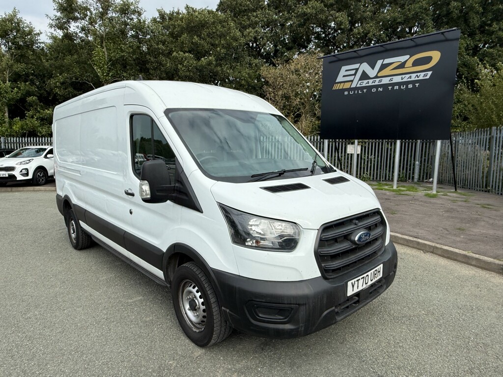 Ford Transit Custom 2.0 350 Ecoblue Leader Panel Van White