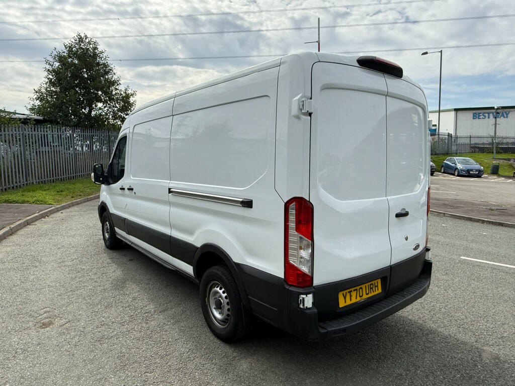 Ford Transit Custom 2.0 350 Ecoblue Leader Panel Van YT70URH White #3