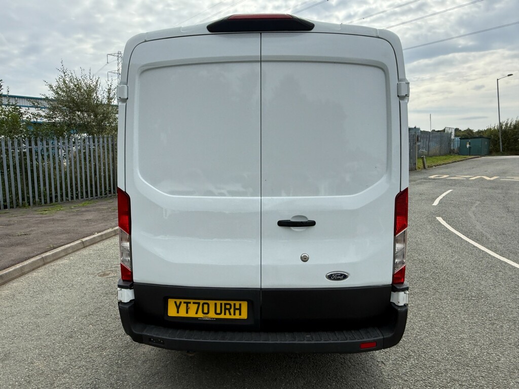 Ford Transit Custom 2.0 350 Ecoblue Leader Panel Van YT70URH White #4