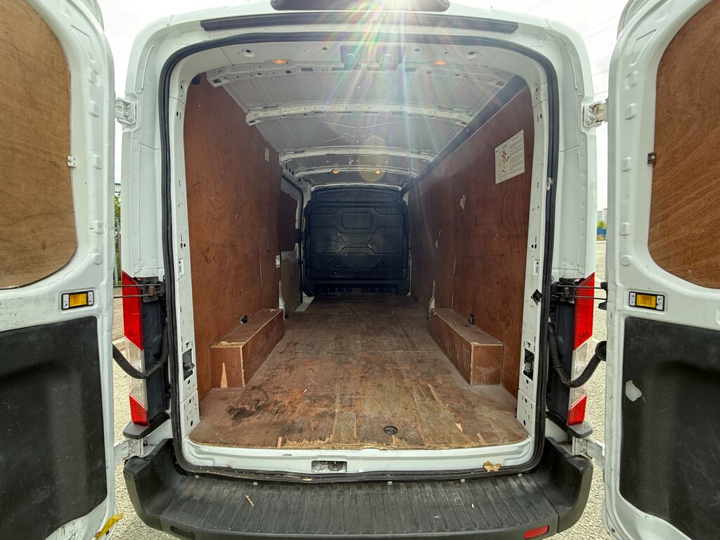 Ford Transit Custom 2.0 350 Ecoblue Leader Panel Van YT70URH White #6