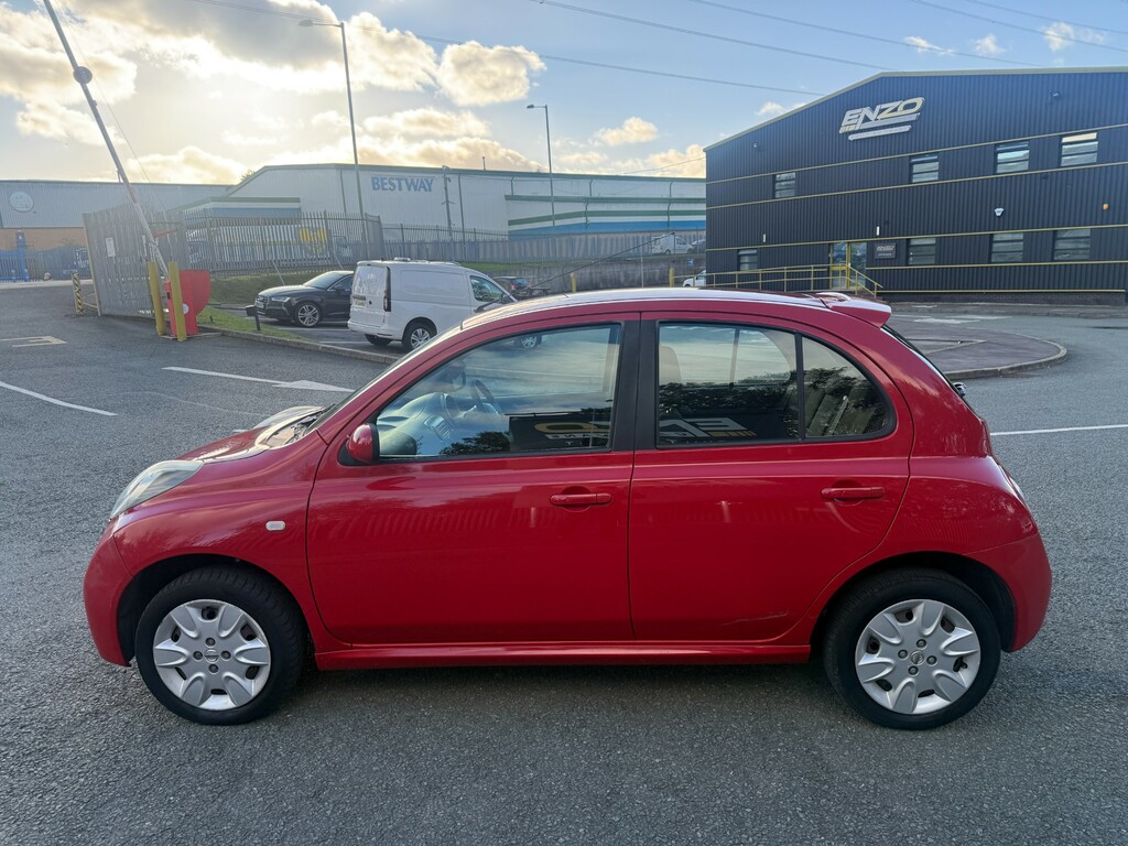 Nissan Micra 1.2 16V Acenta Hatchback 139 G DA09HNN Red #4
