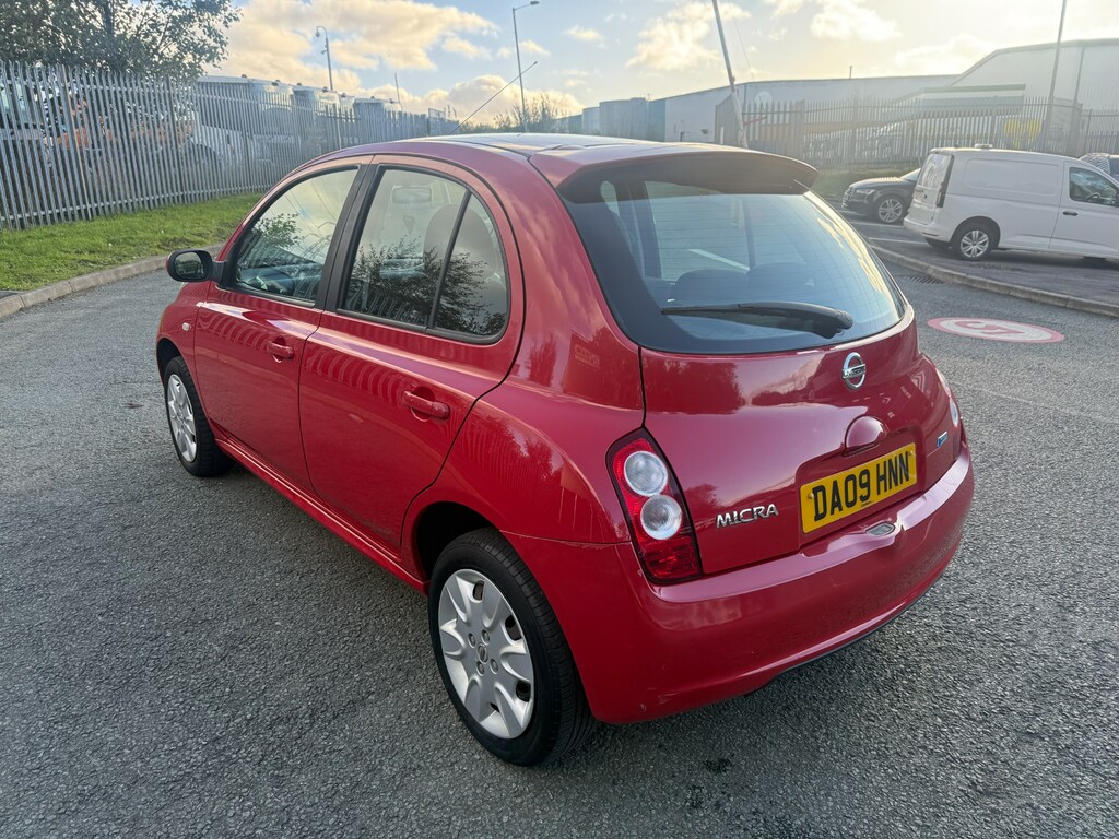 Nissan Micra 1.2 16V Acenta Hatchback 139 G DA09HNN Red #5