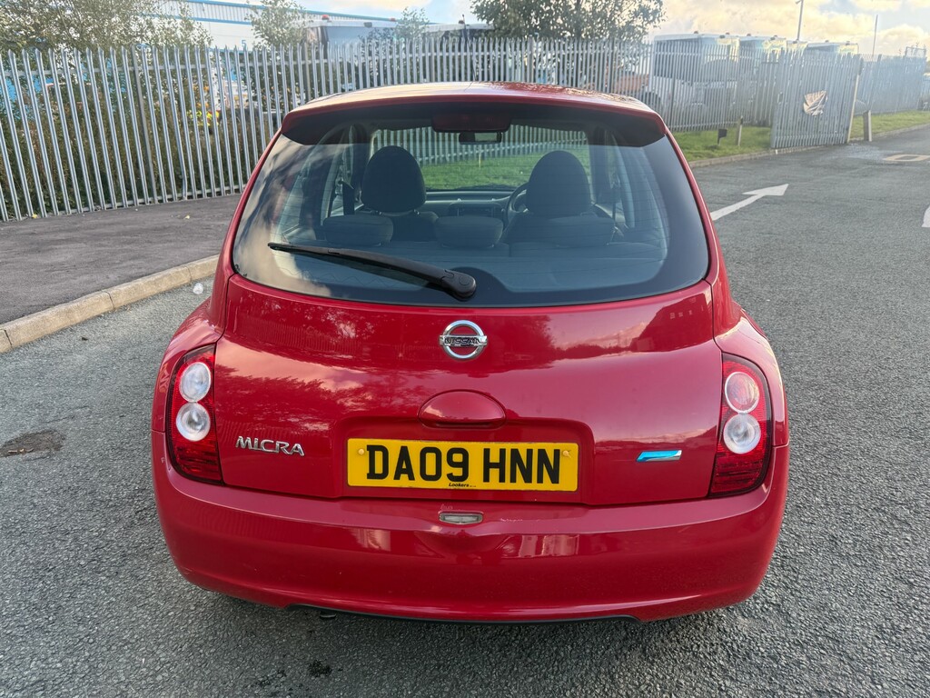 Nissan Micra 1.2 16V Acenta Hatchback 139 G DA09HNN Red #6