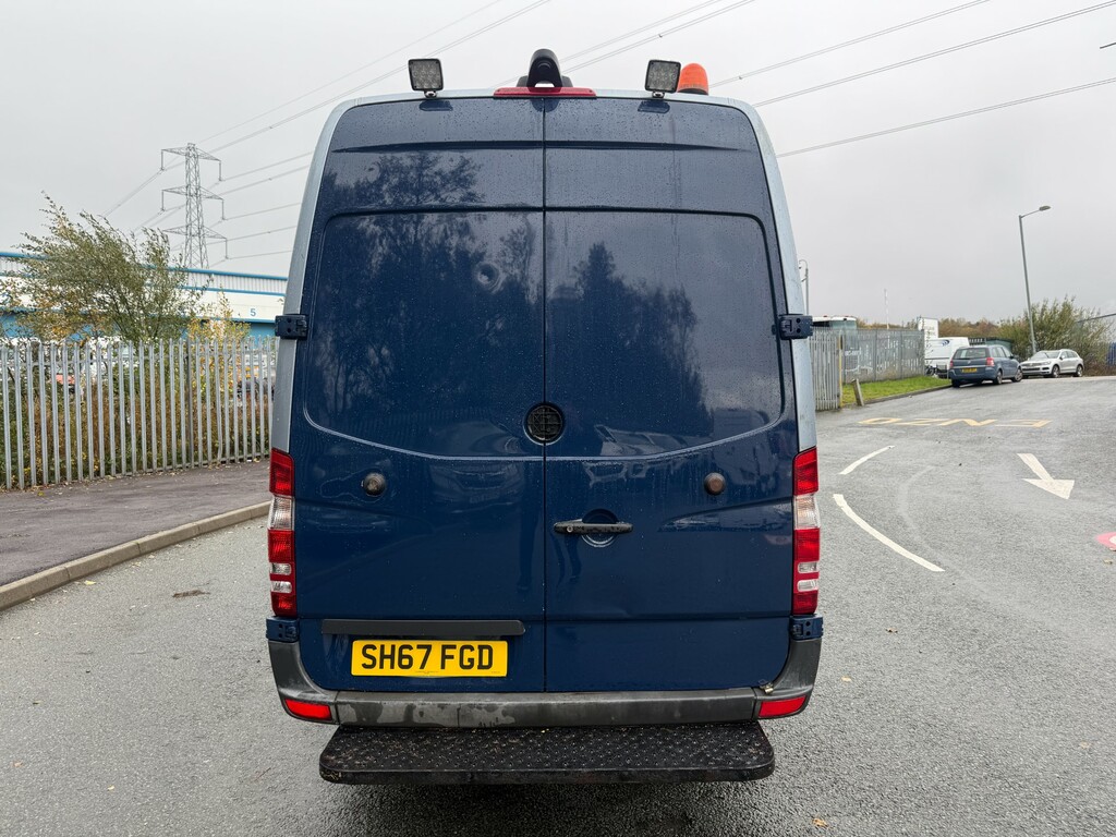 Mercedes-Benz Sprinter 2.1 516 Cdi Panel Van Rwd L2 16 SH67FGD Blue #6