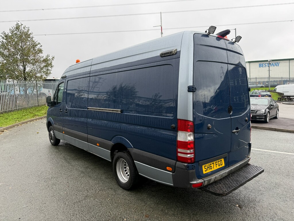 Mercedes-Benz Sprinter 2.1 516 Cdi Panel Van Rwd L2 16 SH67FGD Blue #5