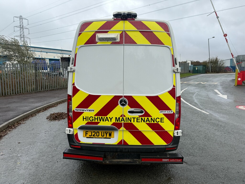Mercedes-Benz Sprinter 2.1 314 Cdi Panel Van Rwd L2 H2 FJ20UYW White #6