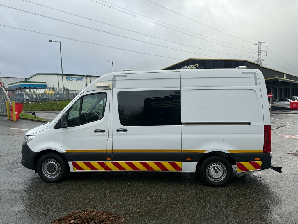 Mercedes-Benz Sprinter 2.1 314 Cdi Panel Van Rwd L2 H2 FJ20UYW White #4