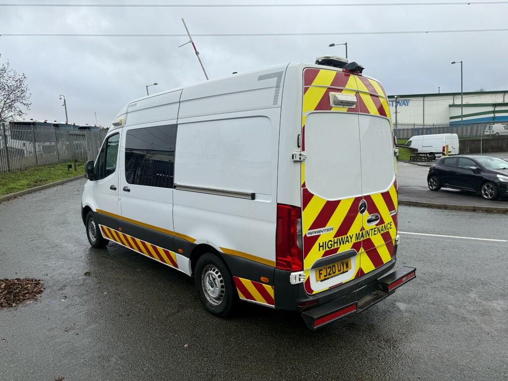Mercedes-Benz Sprinter 2.1 314 Cdi Panel Van Rwd L2 H2 FJ20UYW White #5
