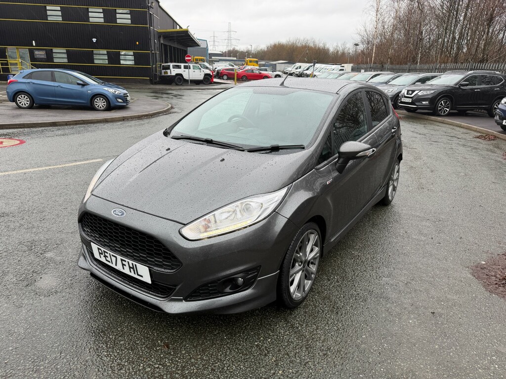 Ford Fiesta 1.0T Ecoboost St-line Hatchback PE17FHL Grey #3